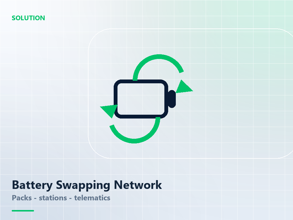 Battery Swapping Network Solution for Two- and Three-Wheeler Fleets